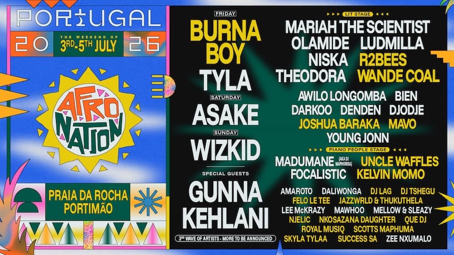 Burna Boy, Uncle Waffles & more announced for Afro Nation