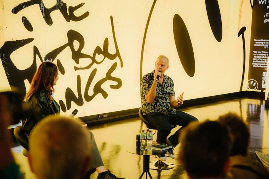Fatboy Slim celebrates new book launch for ‘It Ain’t Over… Til The Fatboy Sings…’ with exclusive Q+A at W1 Curates