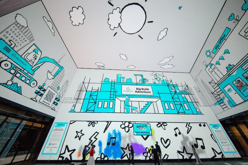 Great Ormond Street Hospital Charity and Outernet London partner on the Big Build Adventure