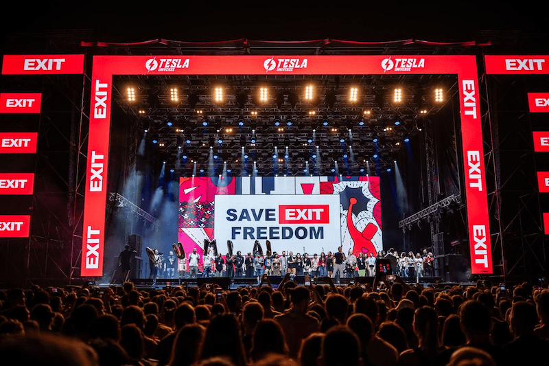 Save EXIT Freedom: Global crowdfunding campaign launched by Serbia’s EXIT Festival