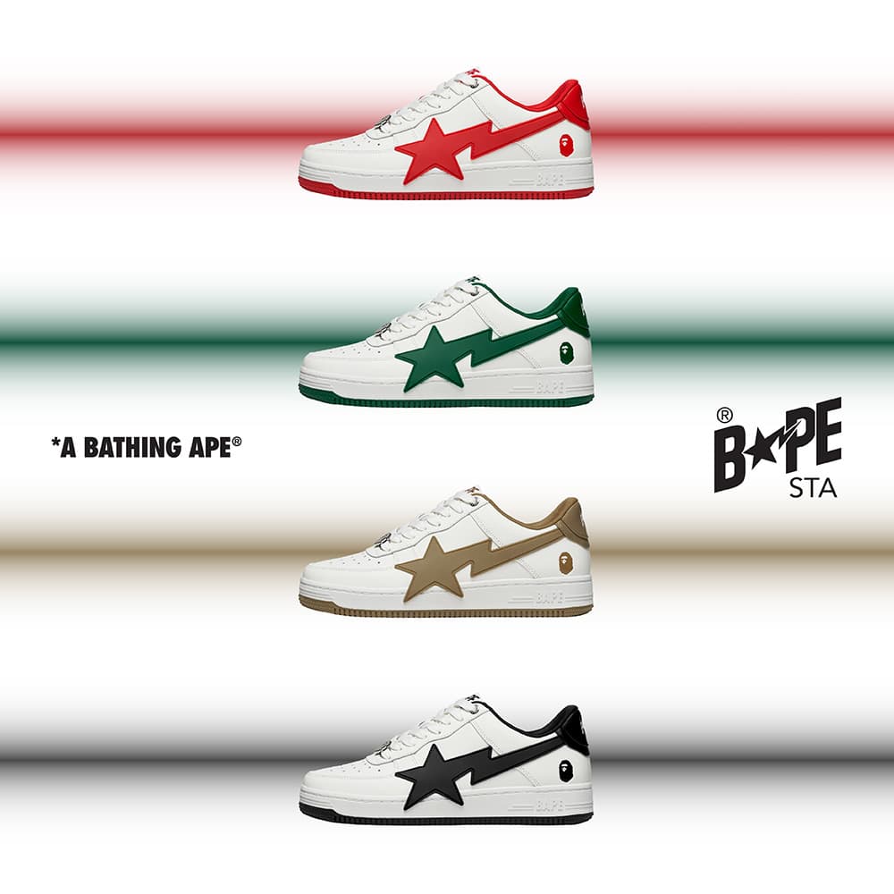 BAPE STA OS Returns This Week In Four Staple New Colourways