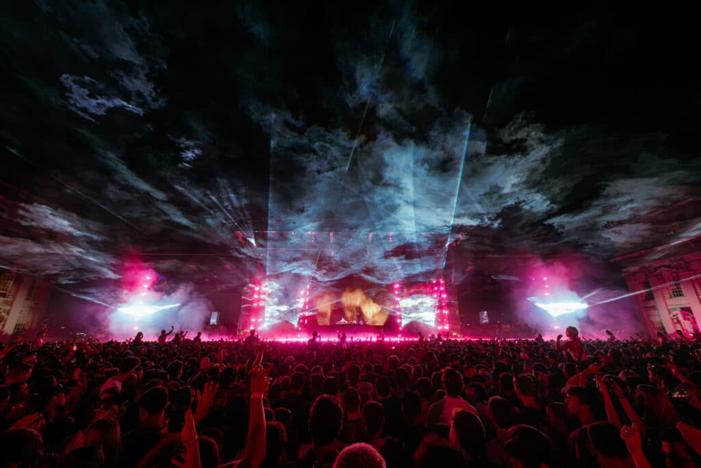 Overmono release full-length video of landmark Old Royal Naval College Show in Greenwich