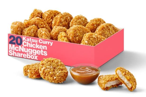 McDonald’s Katsu Curry Chicken Nuggets Available From Today !
