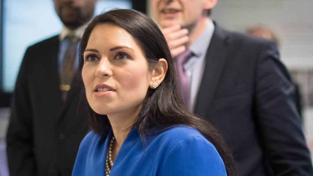 PRITI PATEL CALLS BLM PROTESTS “DREADFUL” & SAYS SHE WOULDN’T TAKE THE KNEE