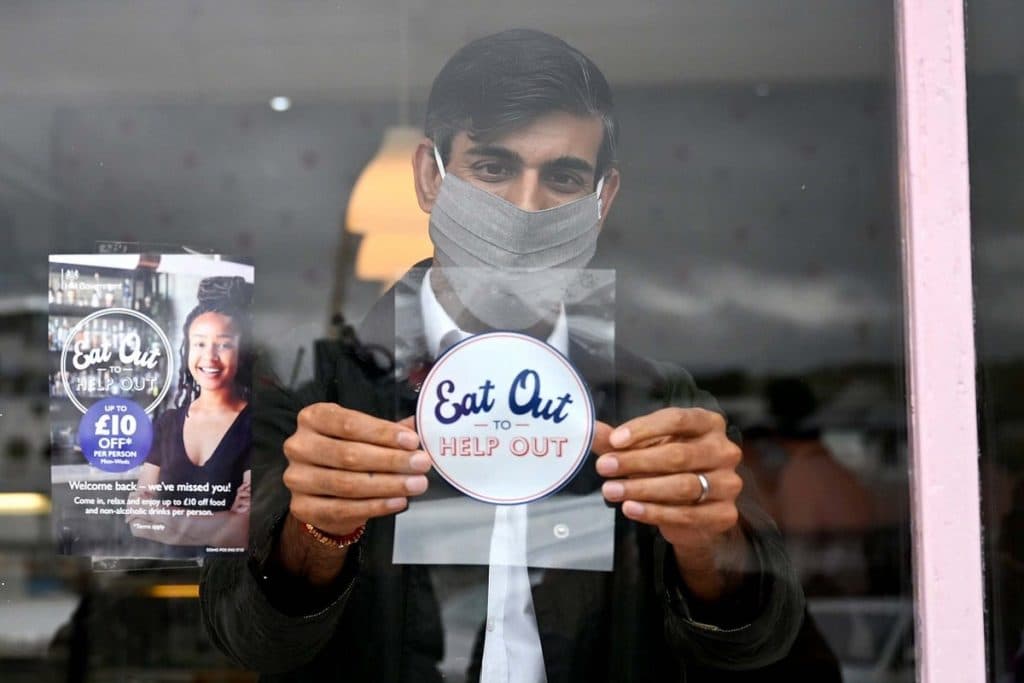 Rishi Sunak Considering Bringing Back “Eat Out To Help Out” Scheme When Pubs & Restaurants Reopen