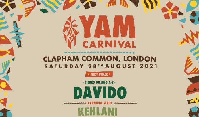Davido, Kehlani, Pa Salieu, Rema, Ari Lennox & More To Perform At Yam Carnival