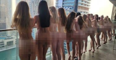 40 models who posed naked on Dubai balcony arrested & ‘could be jailed for two years’