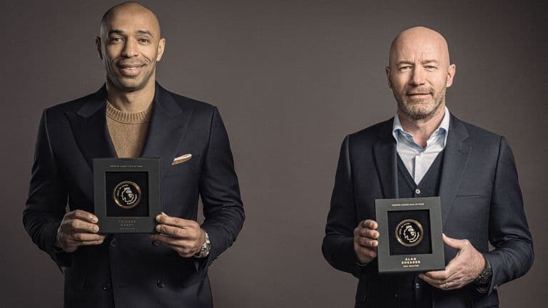 Thierry Henry & Alan Shearer Become First Players Inducted Into The Premier League Hall Of Fame