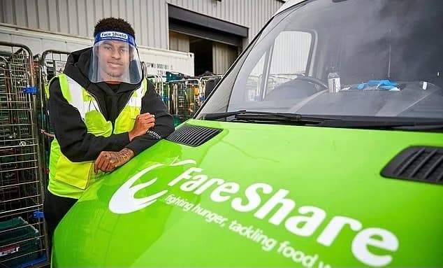 Marcus Rashford becomes the youngest person to top The Sunday Times’ Giving List after raising £20m for child food poverty