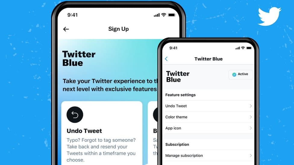Twitter Blue: Undo Tweets, Bookmark Folders + More For £2.50pm