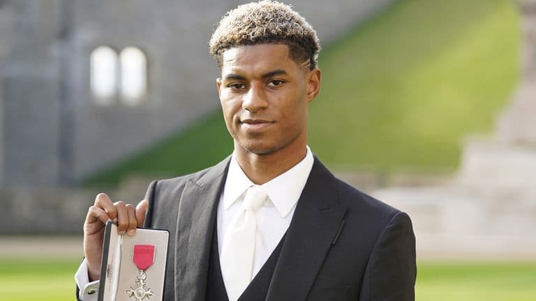 Marcus Rashford Dedicates MBE To His Mother