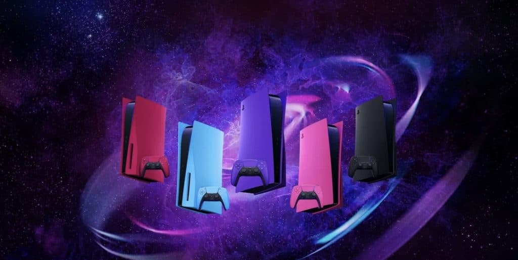 PlayStation Reveals Five Different PS5 Covers Including All Black Version