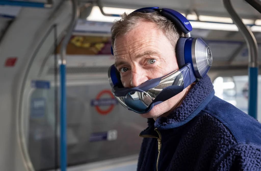 Dyson Unveil New Air Purifying Mouth Vacuum Headphones