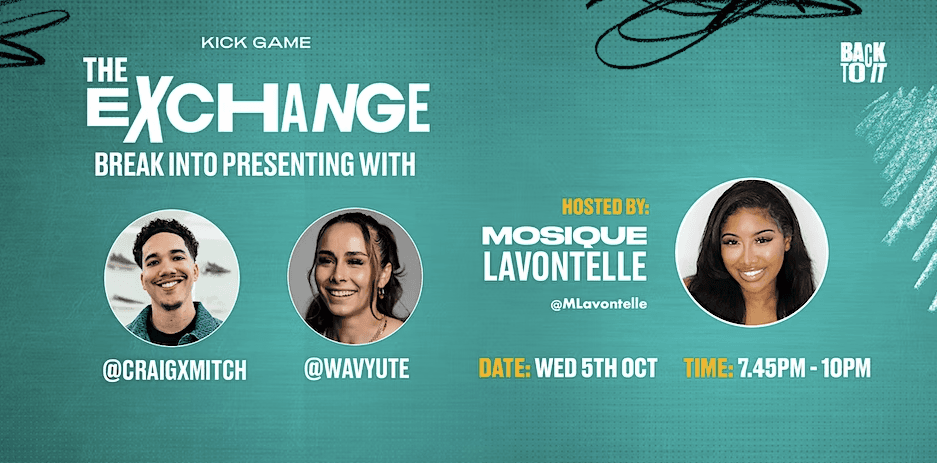 The Exchange To Host Panel For Young Creatives At Kick Game