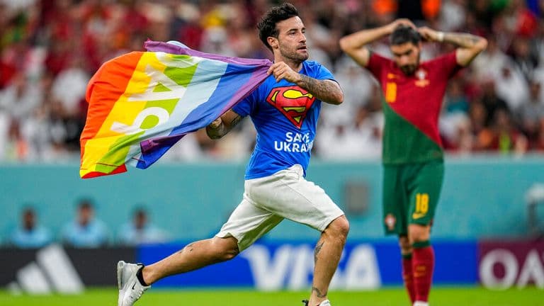 Qatar World Cup: Pride Flag Waving Protester Released But Kicked Out Of Qatar After Pitch Invasion