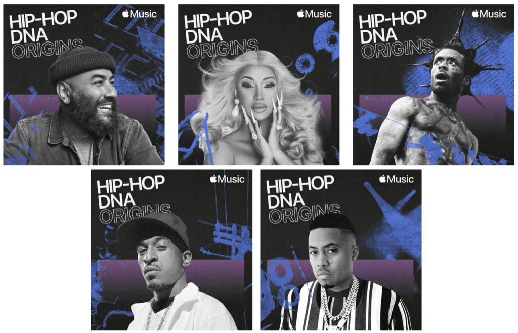 Apple Music Launches New ‘Hip-Hop DNA’ Audio Series Celebrating 50 Years Of Hip-Hop