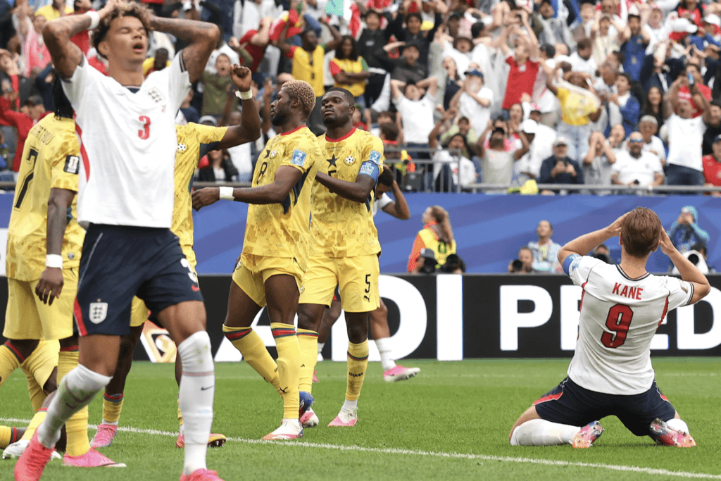 England vs Ghana: Player Ratings