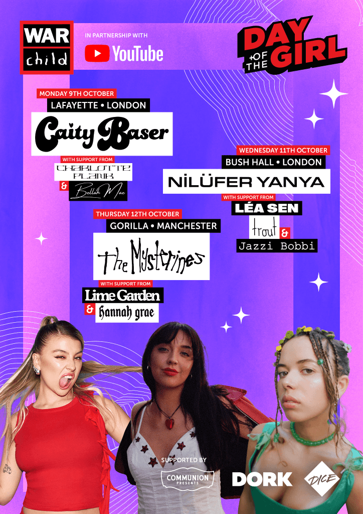 War Child Announces Line Up For ‘Day Of The Girl’ Events
