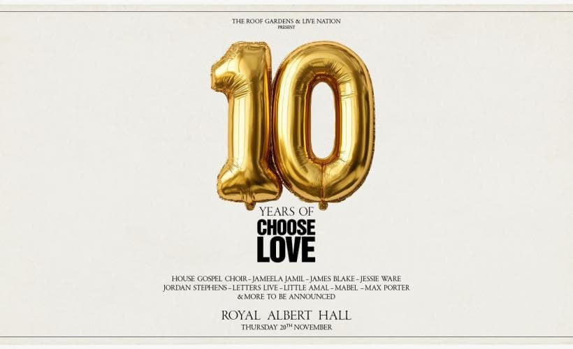Laura Whitmore, Ola Labib & London Arab Orchestra added to 10 years of Choose Love lineup