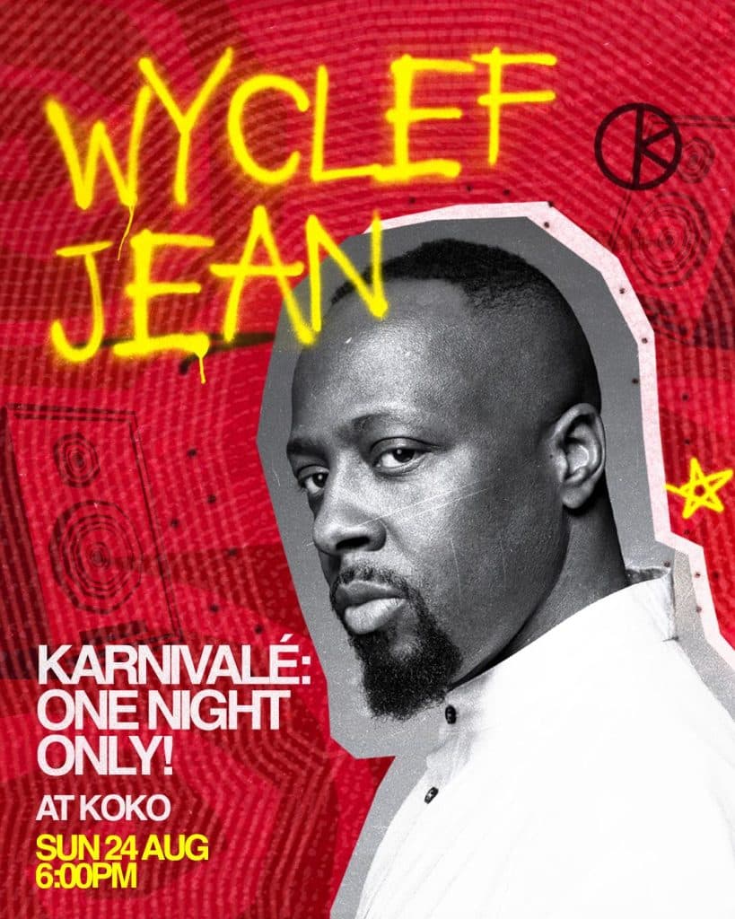 Wyclef Jean announces first London headline show in 15 years for ‘Karnivalé: One Night Only at KOKO