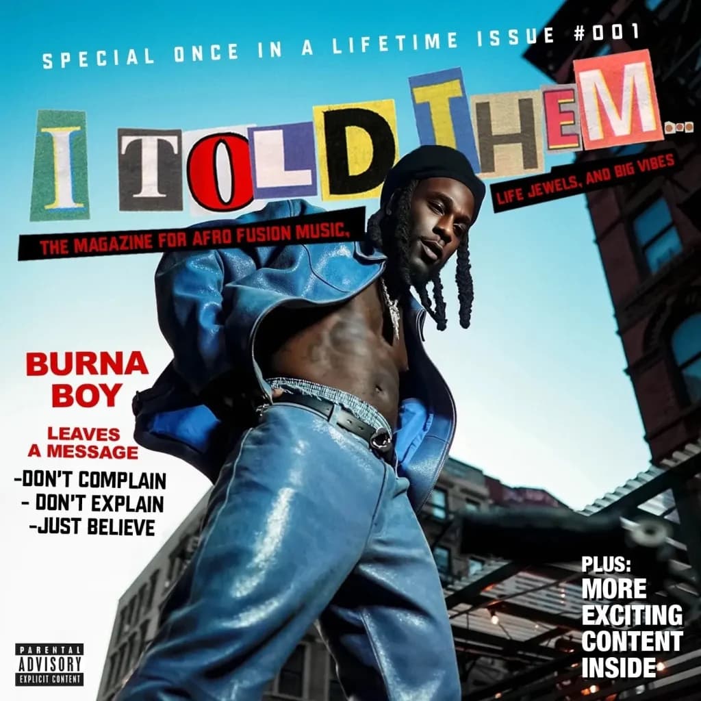 Burna Boy Unveils New Album “I Told Them…”