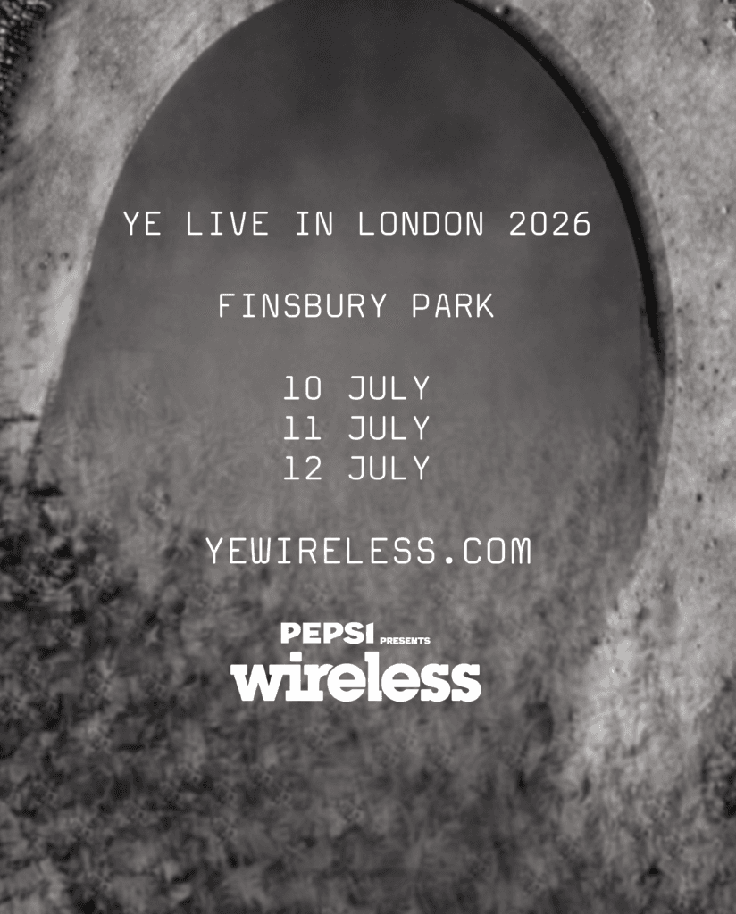 WIRELESS 2026: YE to headline all three days in his first UK performance in over a decade