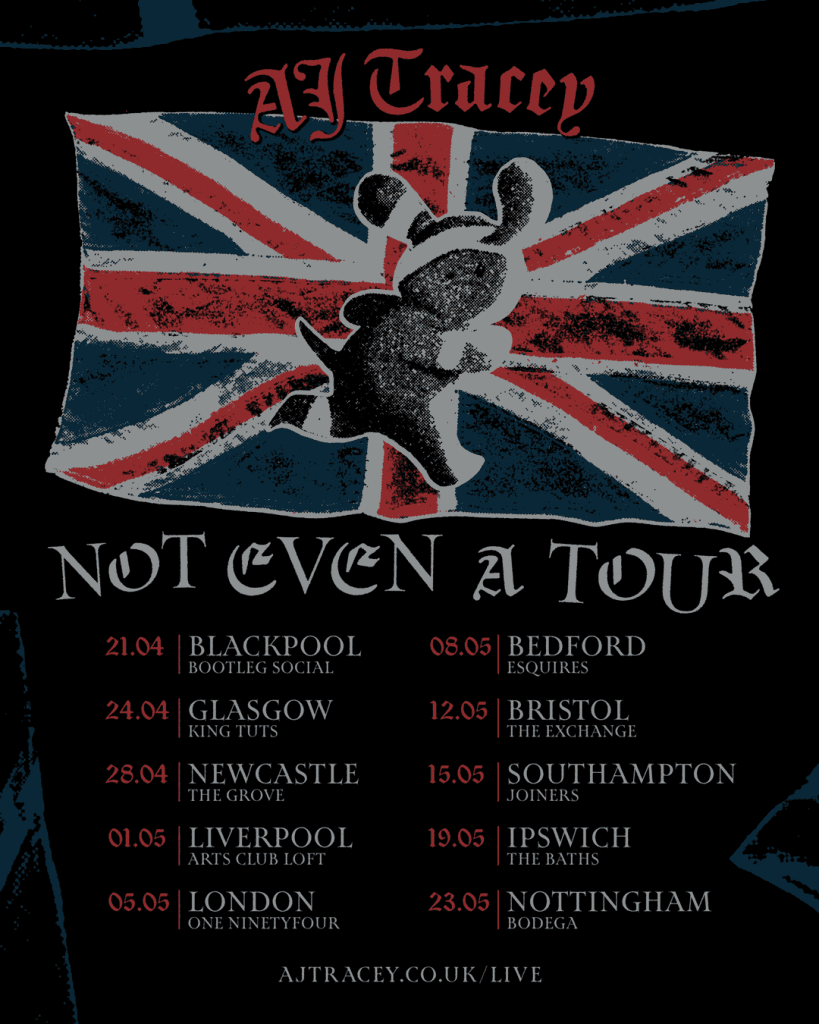 AJ Tracey Announces Exclusive Intimate Shows Across The UK : ‘Not Even A Tour’
